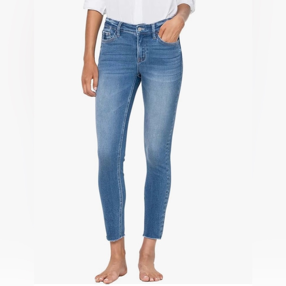 VERVET by Flying Monkey Cropped Skinny Jeans , Sz 26